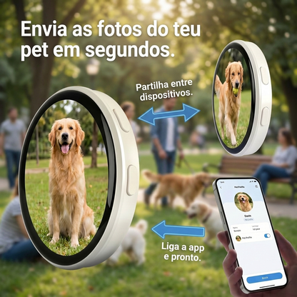 Pin Display com a Foto do Teu Pet